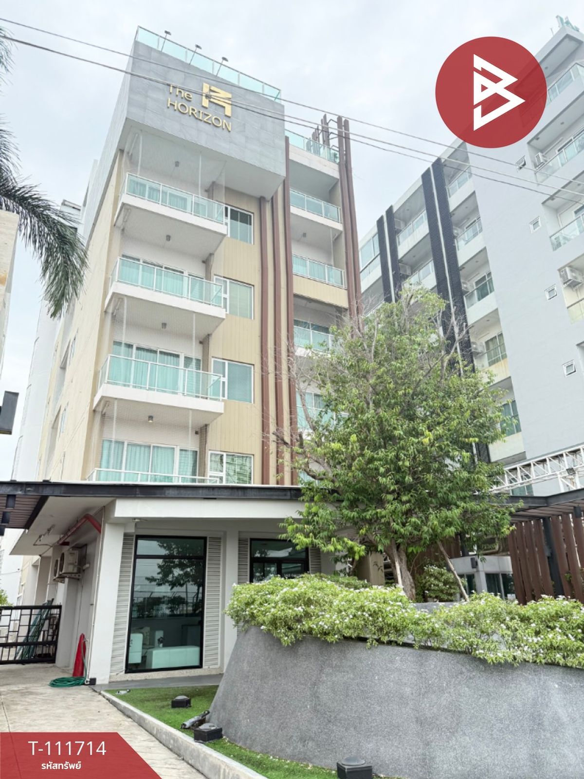 For SaleCondoPattaya, Bangsaen, Chonburi : Condo for sale, The Horizon Bangsaen, Chon Buri
