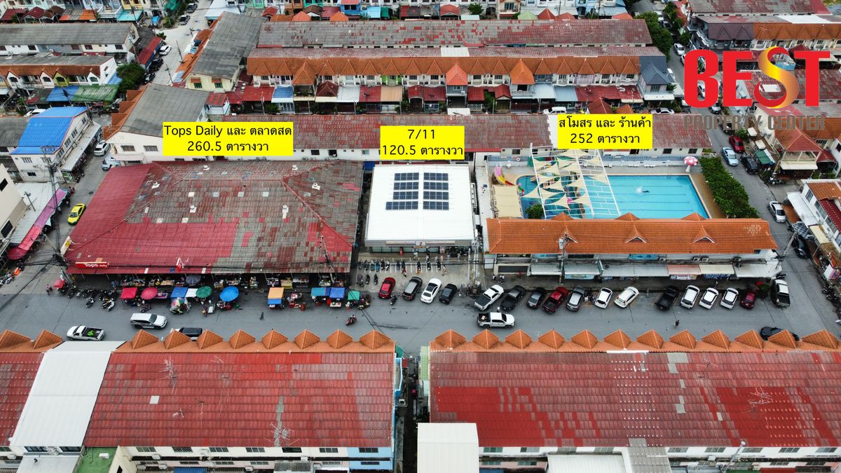 For SaleRetail SpaceNonthaburi, Bang Yai, Bangbuathong : 💰 empty land location With a rental contract 7-11 Urgent sale, Bua Thong Village. 💰 Get a long continuous property: with tenants 7-11.