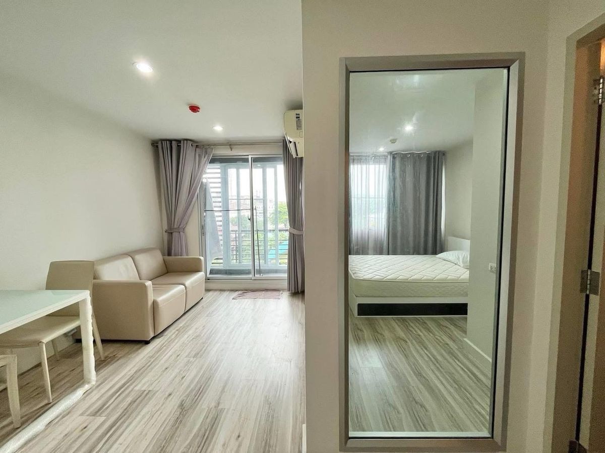 For RentCondoRama5, Ratchapruek, Bangkruai : Free 1/6/68, S9 condo for rent, good location, near Bang Rak Yai BTS station