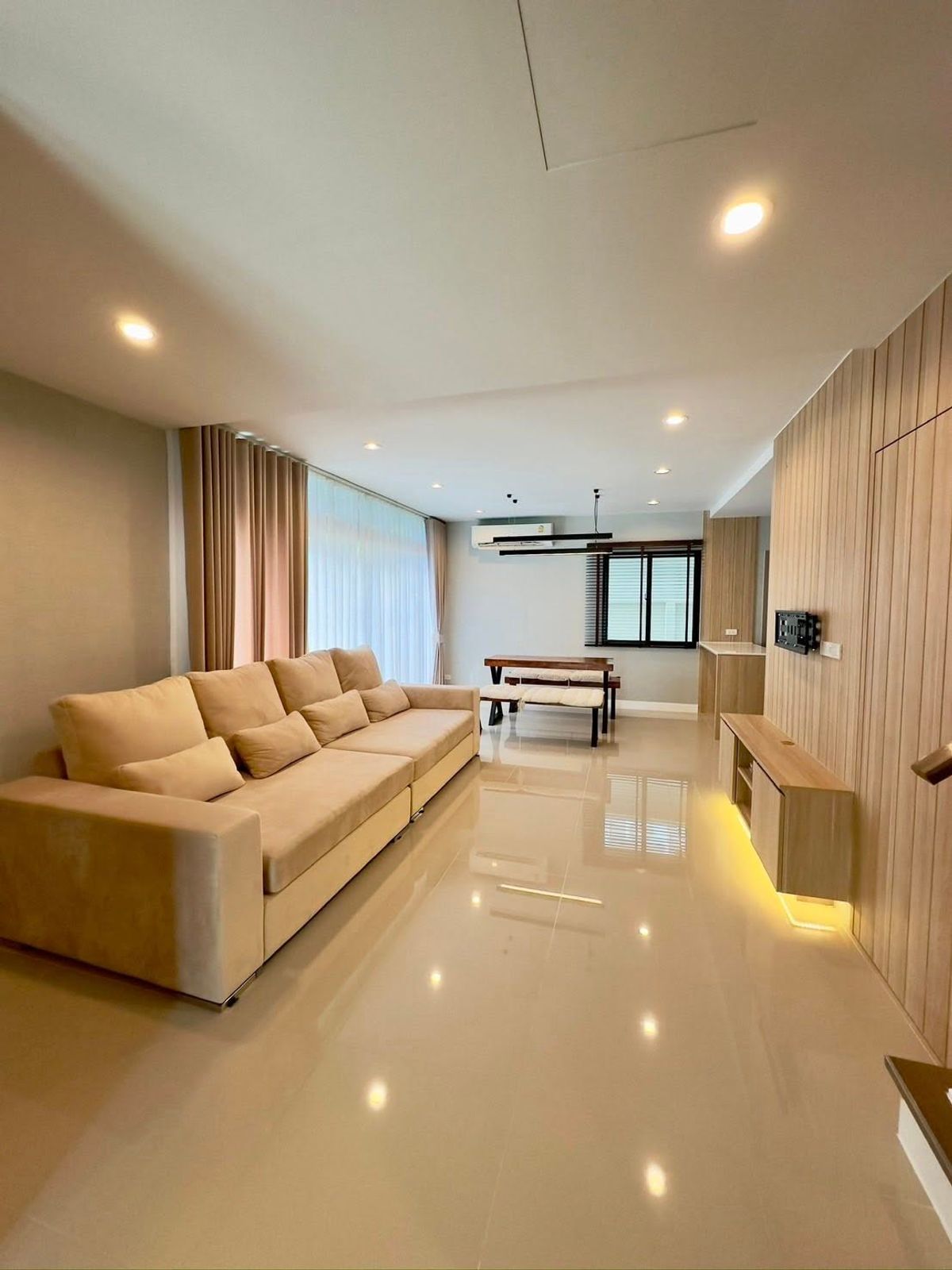 ให้เช่าบ้านบางนา แบริ่ง ลาซาล : K-6391 ให้เช่าด่วน ! บ้านแฝด  Areeya Como botanica พร้อมอยู่