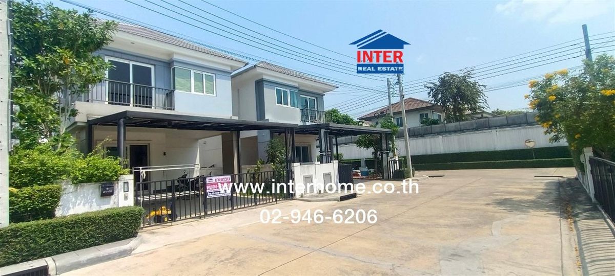 For SaleNonthaburi, Bang Yai, Bangbuathong : 2 -storey house, 36 sq.w., Chuan Chuen Park Village Kanchana-Bang Yai Soi Kantana Kanchanaphisek Road Bang Yai-Bang Kul Lat Road, Bang Yai, Nonthaburi