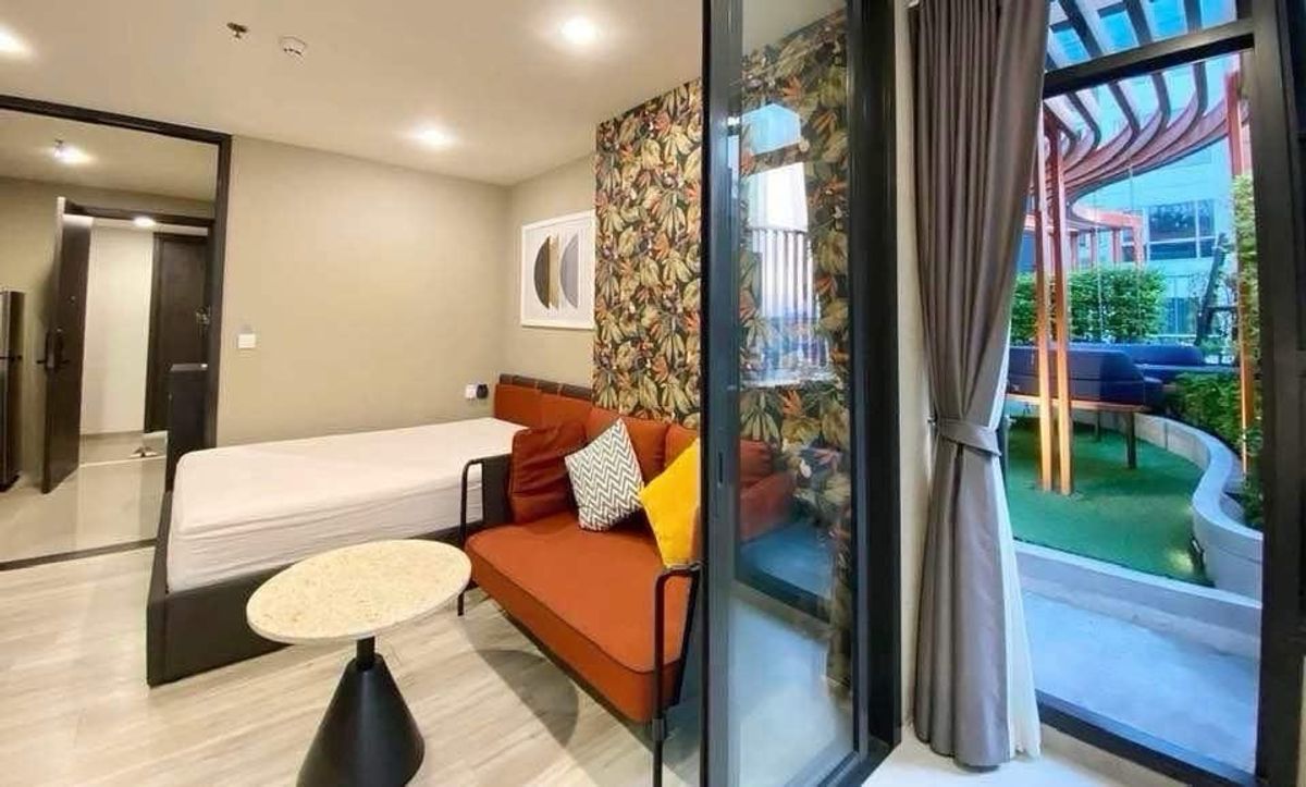 For RentCondoRatchadapisek, Huaikwang, Suttisan : Condo for rent XT Huai Khwang Room Rare Item is a Garden Access.