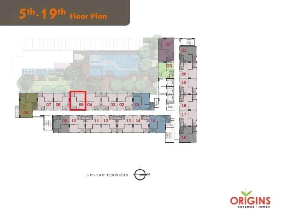 For SaleCondoRama 2, Bang Khun Thian : Origins condo Bang Mod (High-Rise) next to Rama 2 Road