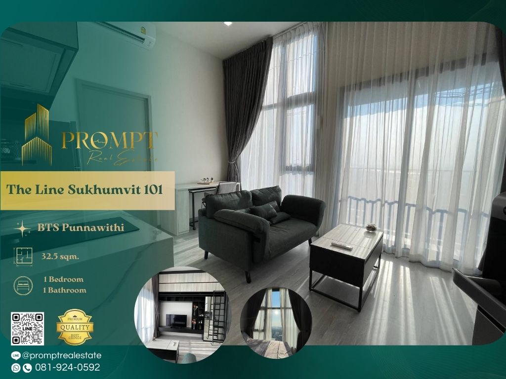 For RentCondoOnnut, Udomsuk : ST13327 - The Line Sukhumvit 101 :  เดอะ ไลน์ สุขุมวิท 101 - BTS Punnawithi / BTS Bang Chak / Century the movie plaza Sukhumvit