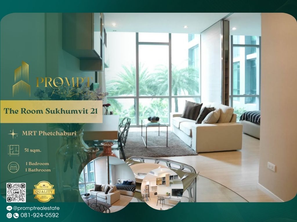 ให้เช่าคอนโดสุขุมวิท อโศก ทองหล่อ : ST13387 - The Room Sukhumvit 21 :  เดอะ รูม สุขุมวิท 21 - MRT Phetchaburi / MRT Sukhumvit / BTS Nana / BTS Asoke