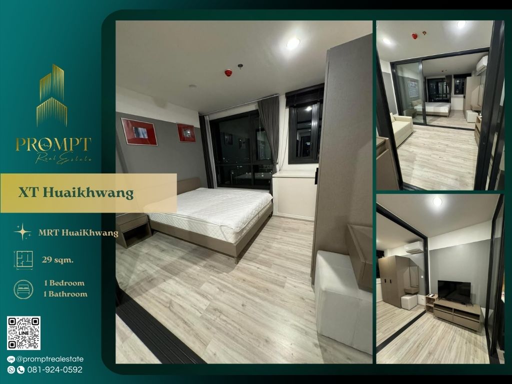 For RentCondoRatchadapisek, Huaikwang, Suttisan : WX01261 - XT Huaikhwang :  เอ็กซ์ที ห้วยขวาง - MRT HuaiKhwang / Central Rama 9 / Fortune Tower Rama 9