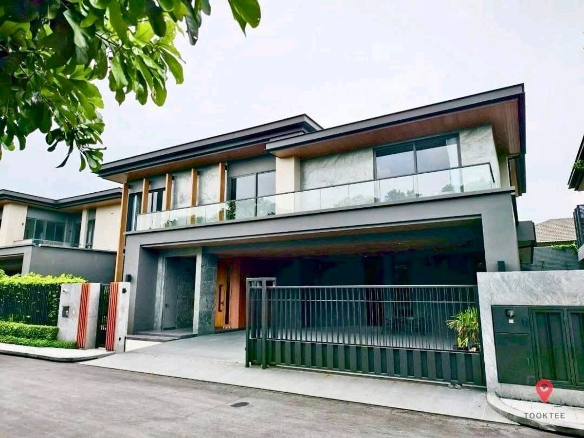 For RentHousePattanakan, Srinakarin : 🏡 For rent, luxury single house, Super Luxury: Siraninn Residences, Phatthanakan 32 | 5 Bedrooms | 610 Sq. | Forever ready 
 
