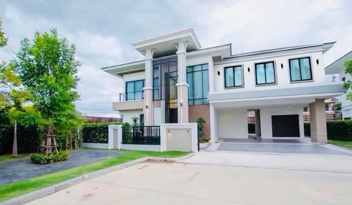 ให้เช่าบ้านเอกชัย บางบอน : Luxury Home For rent  The Pavilla (Private Residences) Bangbon เดอะ พาวิลลา บางบอน ตกเเต่งพร้อมอยู่ โซนบางแค บางบอน 3 กัลปพฤษ์ 
