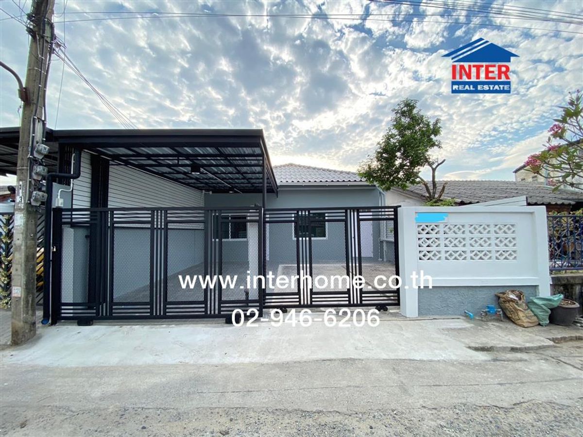 ขายมีนบุรี-ร่มเกล้า : บ้านเเฝด 1 ชั้น 30 ตร.ว. หมู่บ้านเคหะธานี4 ใกล้สี่แยกมิสทีน ซอยราษฎร์พัฒนา5 ถนนราษฎร์พัฒนา ถนนรามคำแหง เขตบางกะปิ กรุงเทพมหานคร