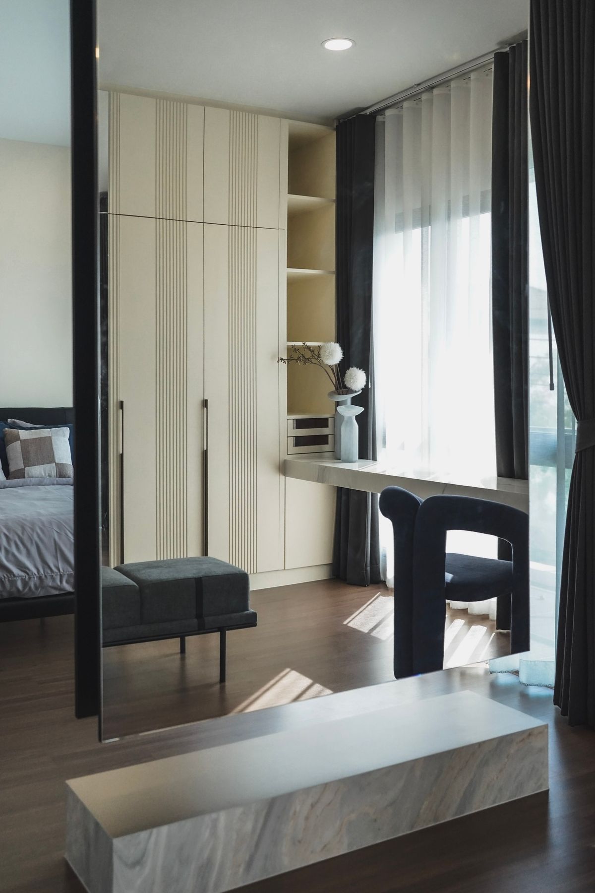 For RentHouseBangna, Bearing, Lasalle : K-6392 Urgent rent! The City Bangna, a new project, newly decorated, ready to be near Bangna.