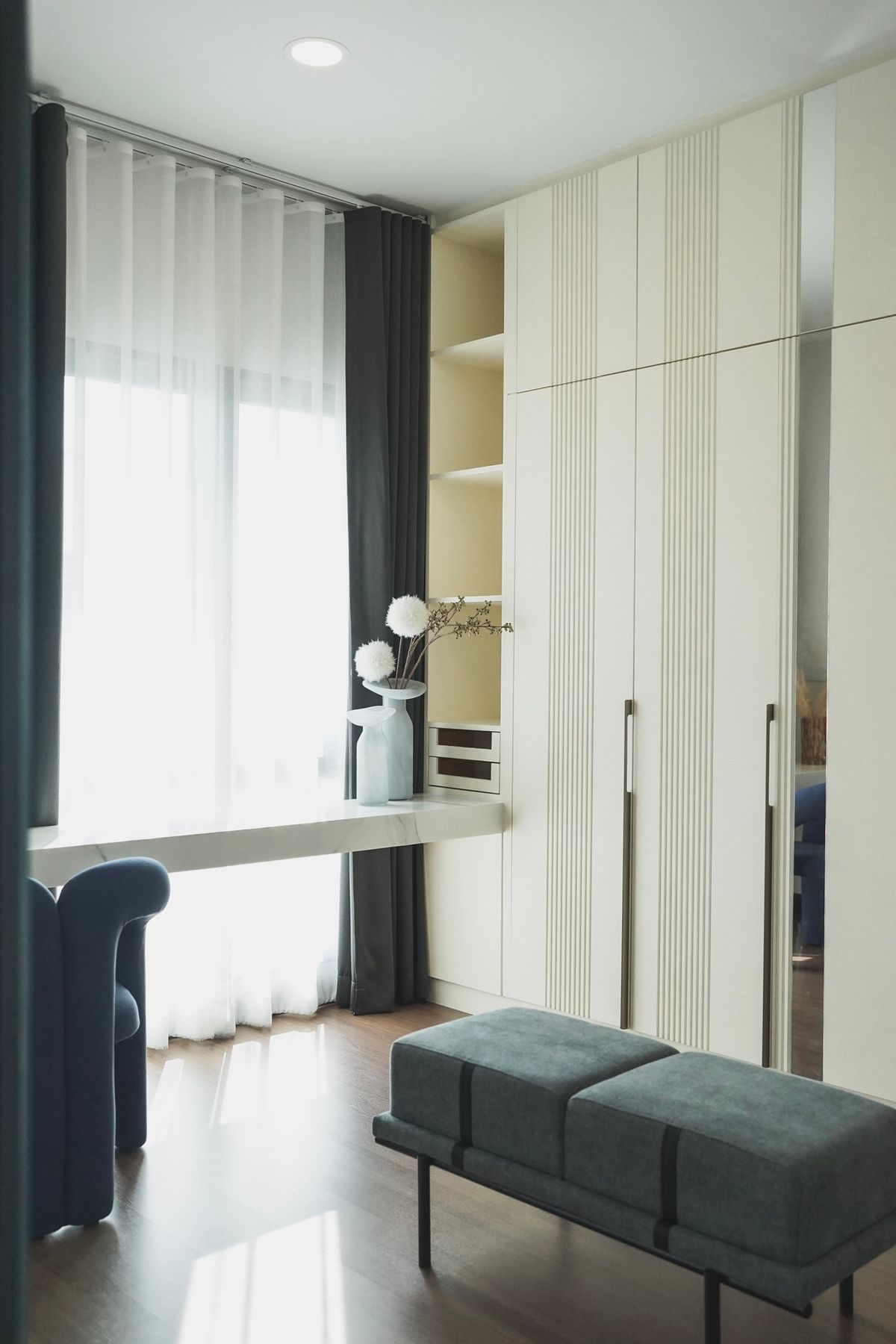 For RentHouseBangna, Bearing, Lasalle : K-6392 Urgent rent! The City Bangna, a new project, newly decorated, ready to be near Bangna.