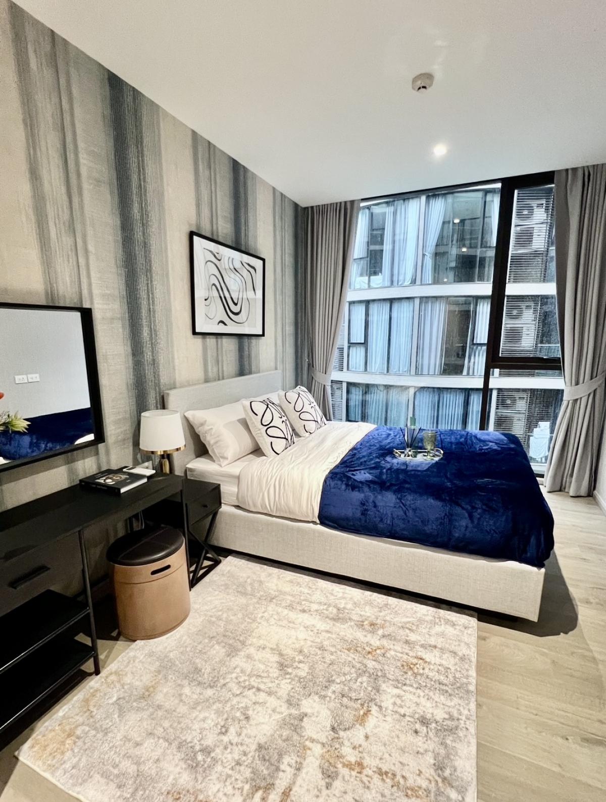 ให้เช่าคอนโดสุขุมวิท อโศก ทองหล่อ : Fynn Asoke, 2 bed, 55000 per month