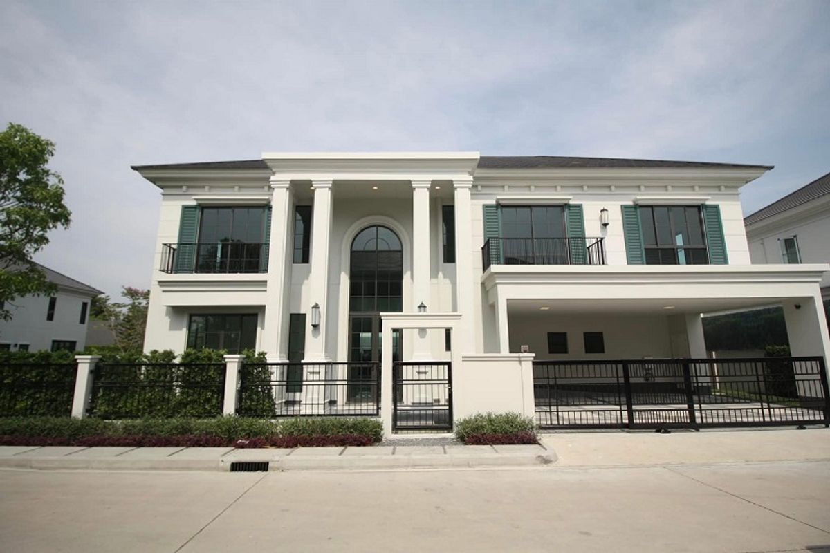 ขายบ้านบางนา แบริ่ง ลาซาล : ขายและปล่อยให้เช่าบ้านใหม่ หลังมุม เศรษฐสิริ บางนา กม.10 ใกล้ทางด่วน บางพลี สมุทรปราการ.
