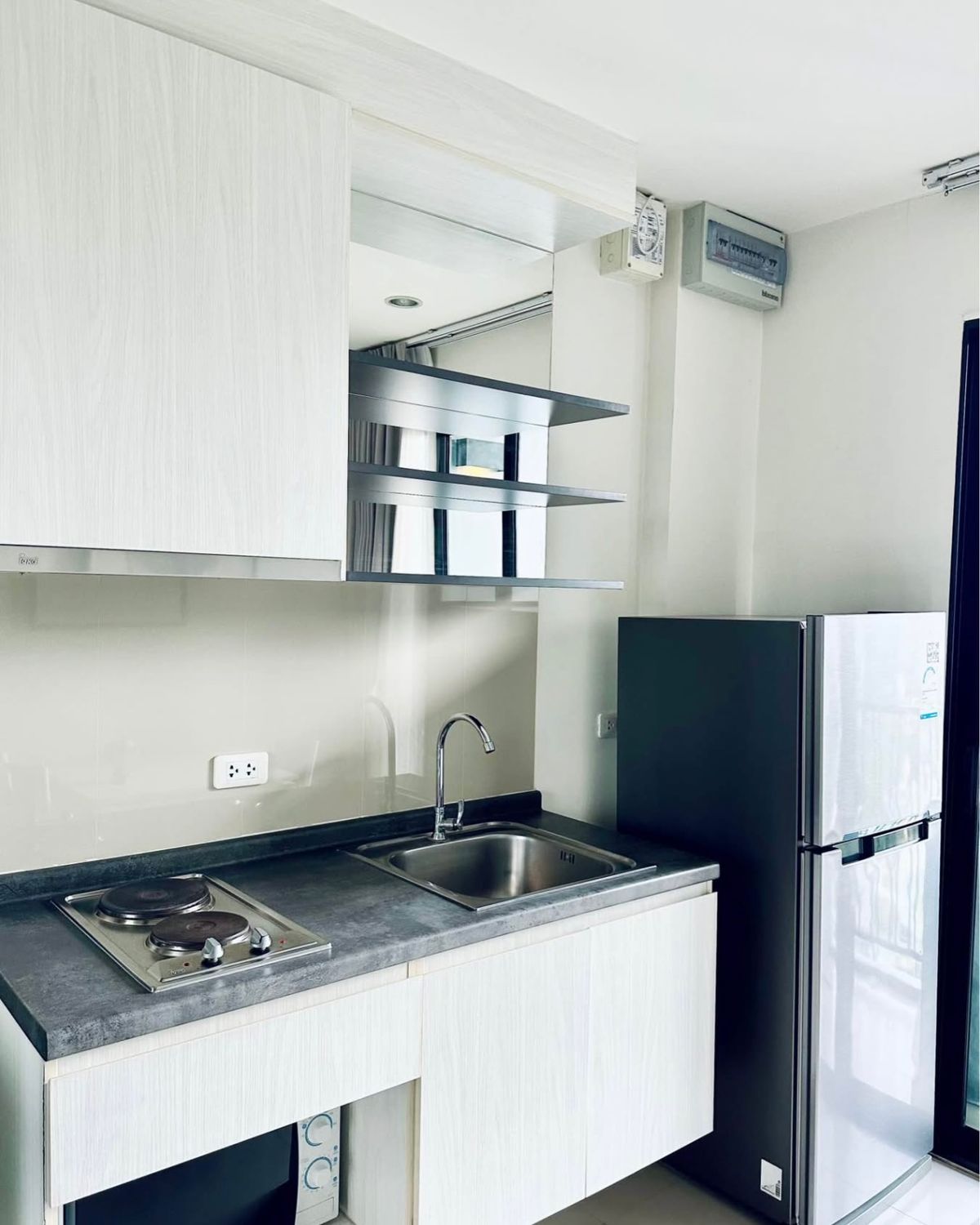 For RentCondoOnnut, Udomsuk : For rent ✨ The Base Park West Sukhumvit 77 ✨ Fully furnished, electrical appliances, near BTS On Nut