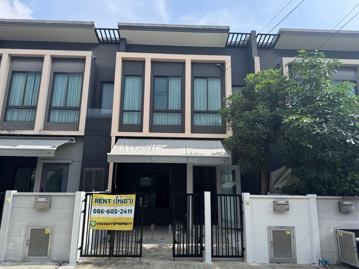 ให้เช่าทาวน์โฮมบางนา แบริ่ง ลาซาล : 💥ForRent💥3Bed • Pleno Sukhumvit-Bangna 🏡 Near Mega Bangna only 10 mins‼️ Ready to move in ‼️  Fully Furnished ✨