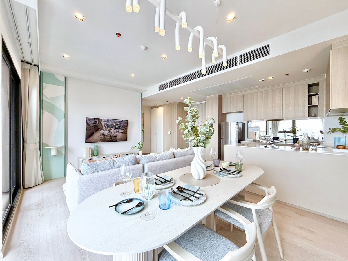 For SaleCondoWongwianyai, Charoennakor : ✨Condo next to BTS Wongwianyai✨ Reference Sathorn - Wongwianyai (Best deal directly from the project)