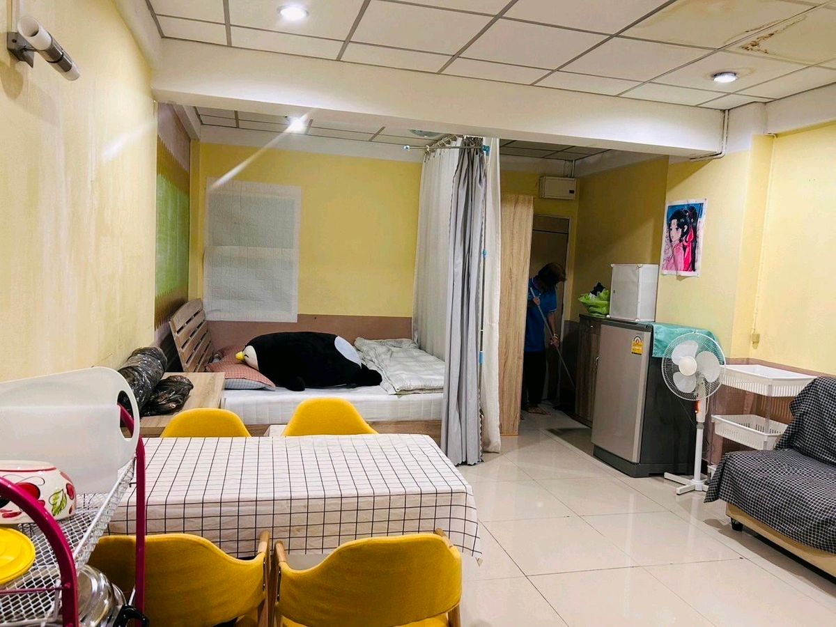 ให้เช่าคอนโดรามคำแหง หัวหมาก : Abac condo town 32sqm. Studio type only 5500 baht per month
