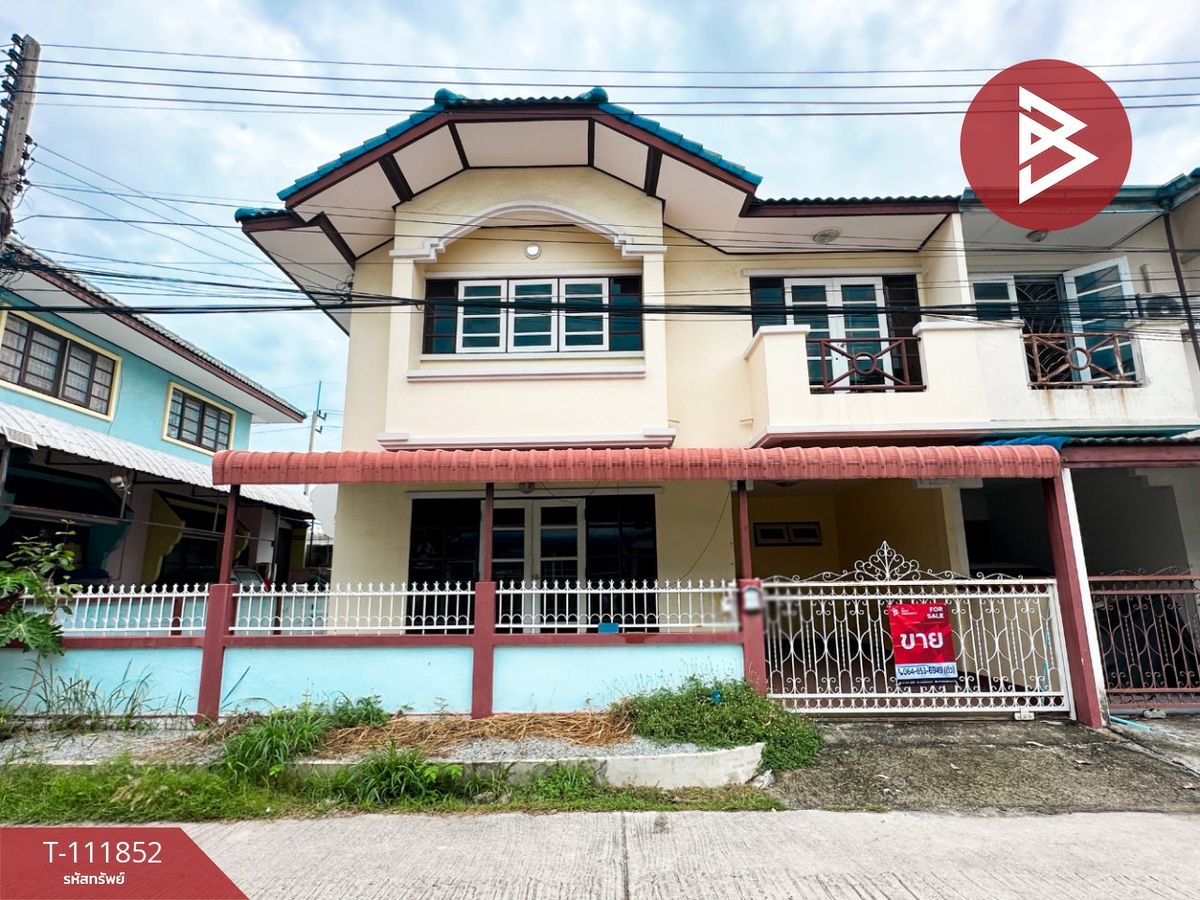 For SalePattaya, Bangsaen, Chonburi : Twin house for sale, Kaew Burapha Sansuk Village, Chon Buri