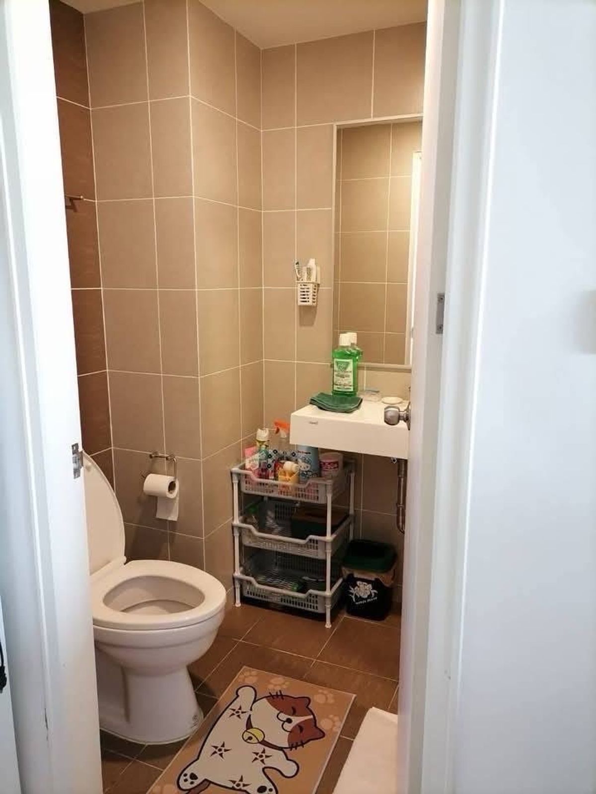 For RentCondoPattanakan, Srinakarin : For rent 🔥 Lumpini Ville Phatthanakan - Srinakarin, Room size 26 sq.mons There is a washing machine  