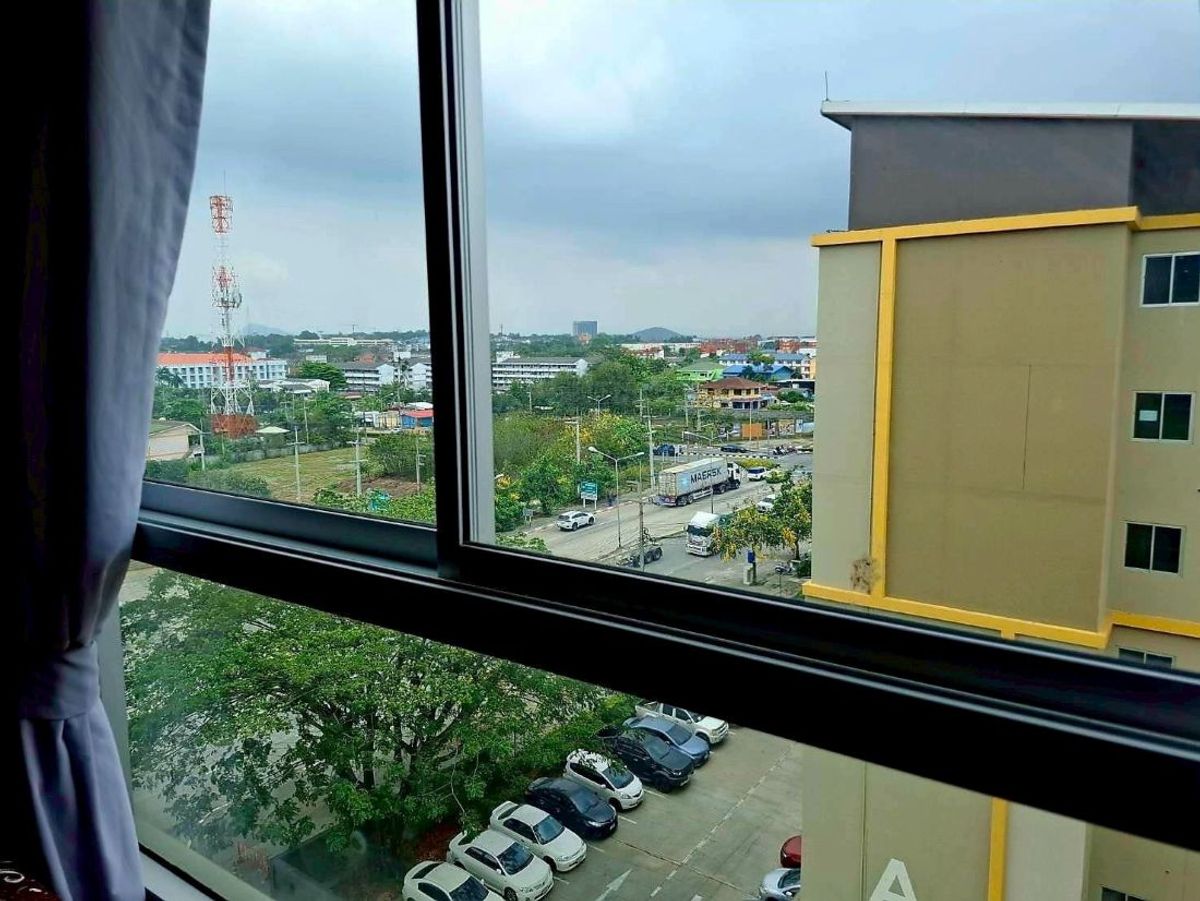 For SaleCondoSriracha Laem Chabang Ban Bueng : Selling special price, plum condo in the city of Laem Chabang, Chon Buri, the best location, convenient transportation  