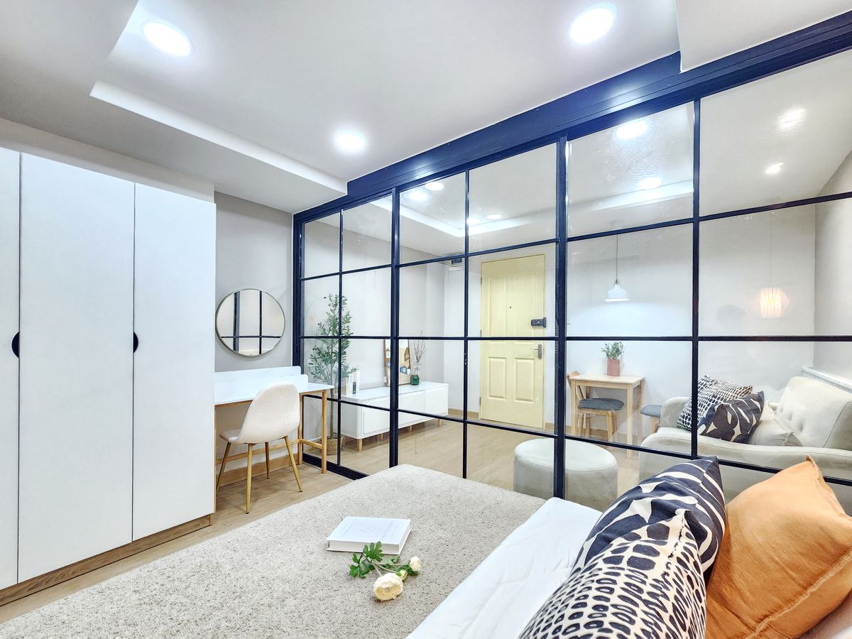 ขายคอนโดรัชดา ห้วยขวาง : แฮปปี้คอนโดรัชดา18/ Happy condo Ratchada 18 ผ่อนเบา เบาเริ่ม 6,xxx บาท