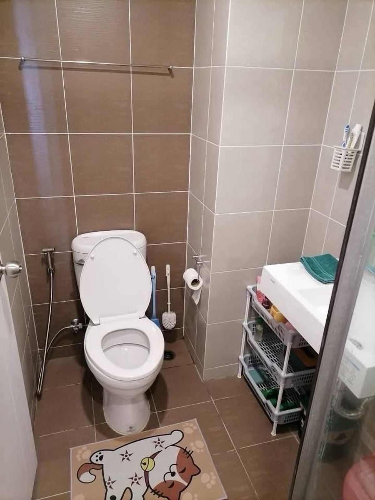 For RentCondoPattanakan, Srinakarin : For rent 🔥 Lumpini Ville Phatthanakan - Srinakarin, Room size 26 sq.mons There is a washing machine  