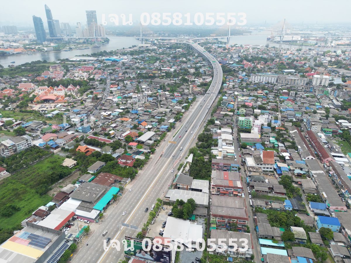 ขายที่ดินราษฎร์บูรณะ สุขสวัสดิ์ : ขายที่ดินทำเลทอง Rare Item  ขนาด 2 ไร่ 3 งาน 12 ตรว. ถนนวงแหวนอุตสาหกรรม ทำเลดีมากๆ ราคาดีสุดๆ บางพึ่ง พระประแดง สมุทรปราการ ถนนสุขสวัสดิ์ ถนนราษฎร์บูรณะ สะพานภูมิพล
