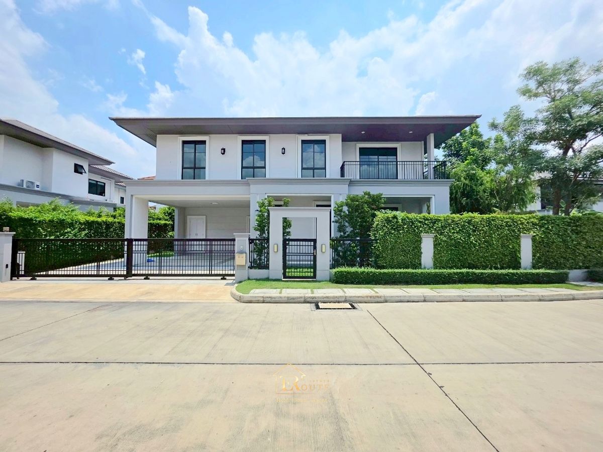 ขายบ้านแจ้งวัฒนะ เมืองทอง : เศรษฐสิริ แจ้งวัฒนะ-ประชาชื่น 2 แปลงริม ใกล้ทางด่วนศรีสมาน เพียง 1.9 กม. ใกล้เมืองทองธานี ใกล้สนามบินดอนเมือง
