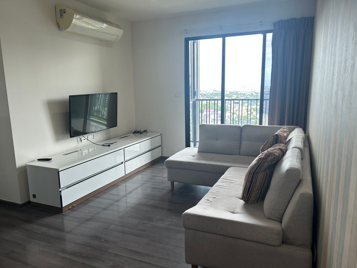 For RentCondoOnnut, Udomsuk : Back to Market | The Base Park West | Unblocked 2Bedroom Unit | High Floor | 26K
