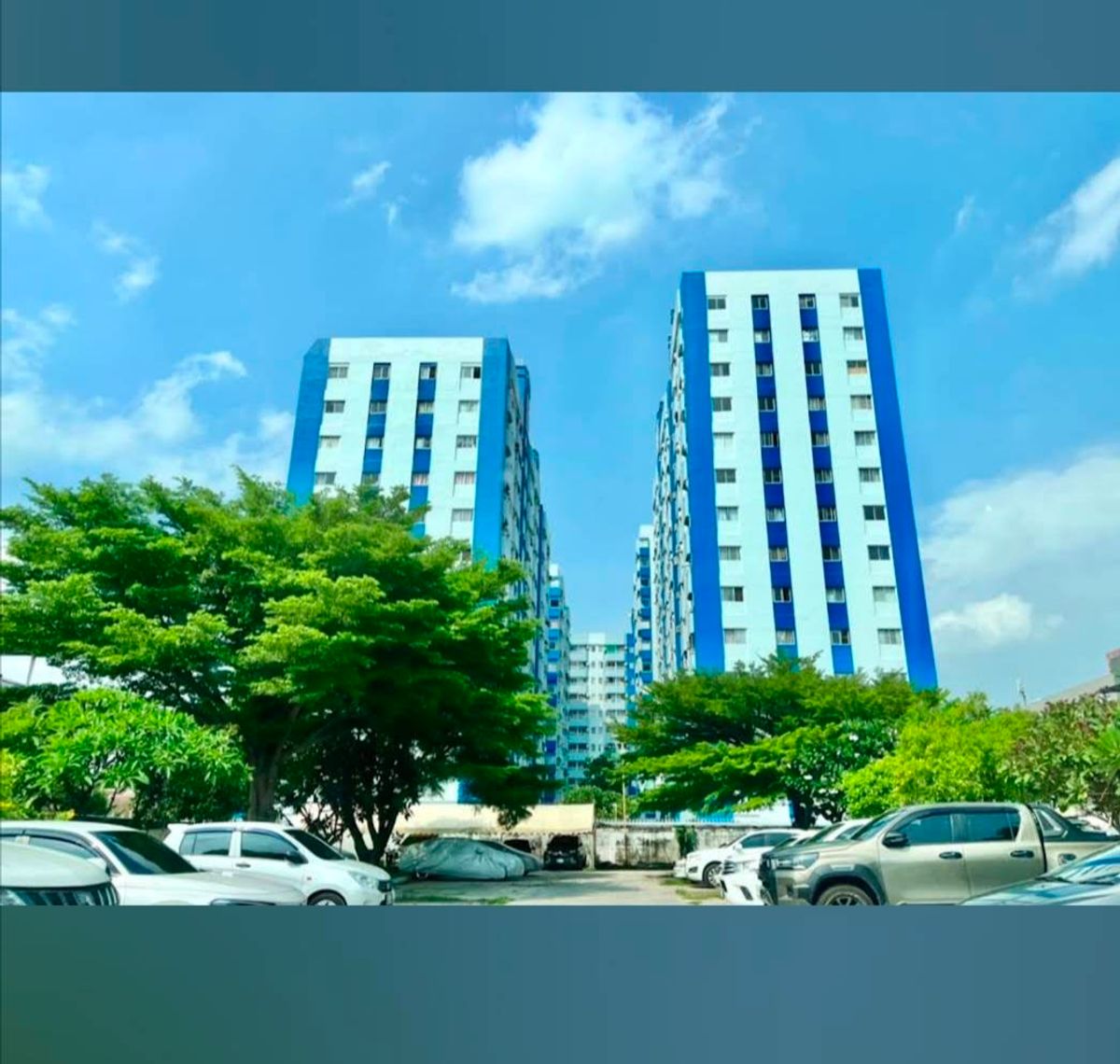 ขายคอนโดพัฒนาการ ศรีนครินทร์ : ขาย สวัสดีกรุงเทพคอนโด 2 ห้องนอน ชั้น 5 ห้องมุม  