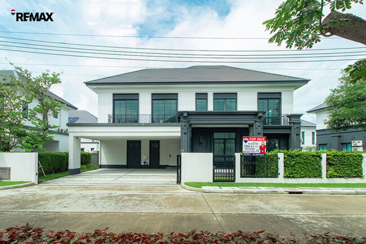 ขายบ้านบางแค เพชรเกษม : ขาย บ้านเศรษฐสิริ ราชพฤกษ์-สาย1 (Setthasiri Ratchaphruek Sai1) เครือแสนสิริ 116 ตร.วา 340 ตร.ม. บ้านใหม่ หลังใหญ่ อยู่ถนนเมน เดินถึงส่วนกลาง ไม่เคยเข้าอยู่ บ้านนวัตกรรมบ้านสีเขียว ประหยัดพลังงาน มีที่ชาร์จรถไฟฟ้า EV Charger ราคา 23.9 ล้านบาท