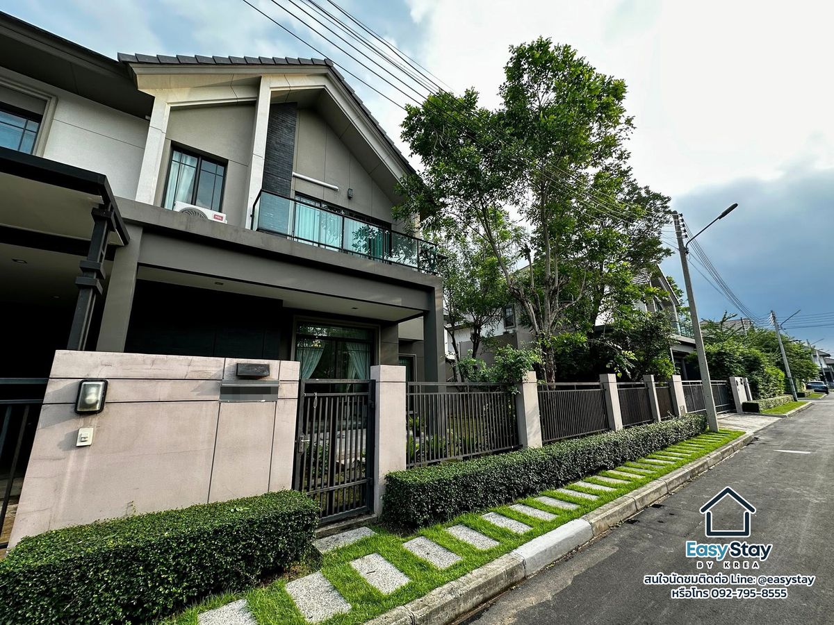 ให้เช่าบ้านปทุมธานี รังสิต ธรรมศาสตร์ : 🏡 บ้านเดี่ยวหรูให้เช่า บางกอก บูเลอวาร์ด รังสิต (คลอง 4)
