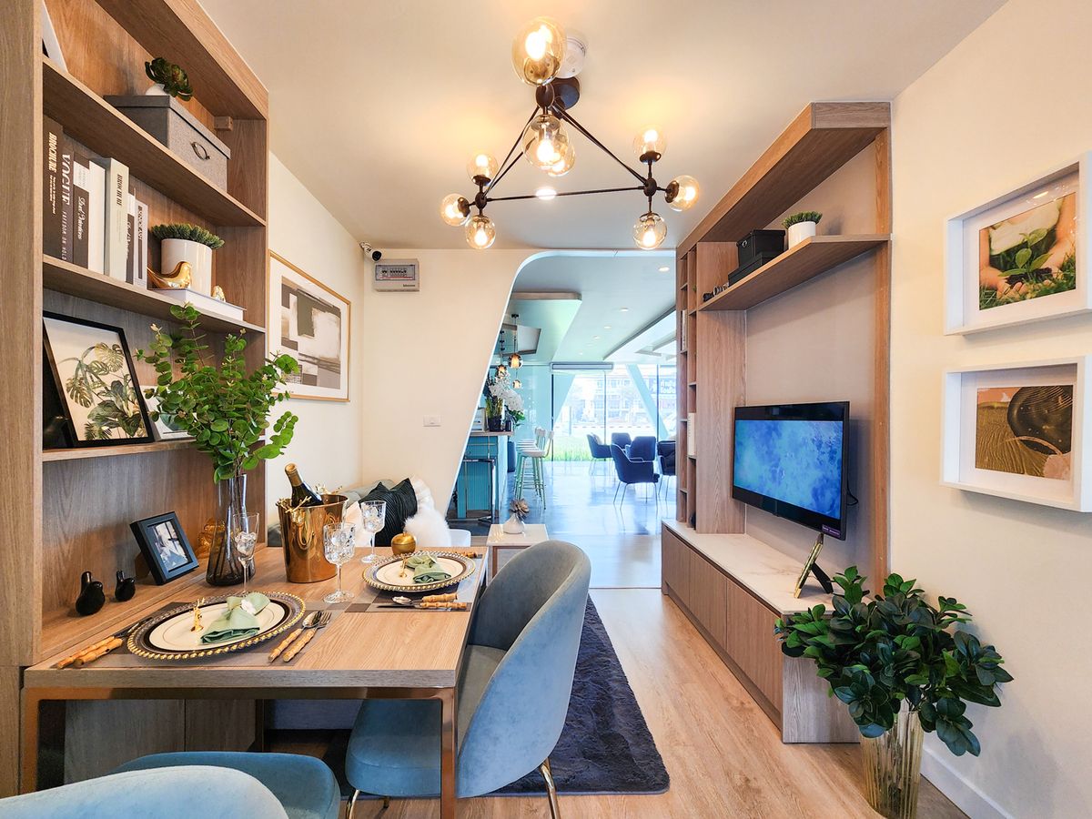 ขายคอนโดอยุธยา : 🔖สมายน์คอนโด อยุธยา 1.29 ล้านบาท เฟอร์ครบ 