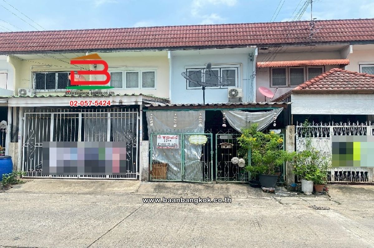 For SaleTownhomeNawamin, Ramindra : Townhouse, Manorom Village, 1 area 18 square wah along the Khlong Song Soi 18, Bang Chan Sub -district, Khlong Sam Wa District, Bangkok