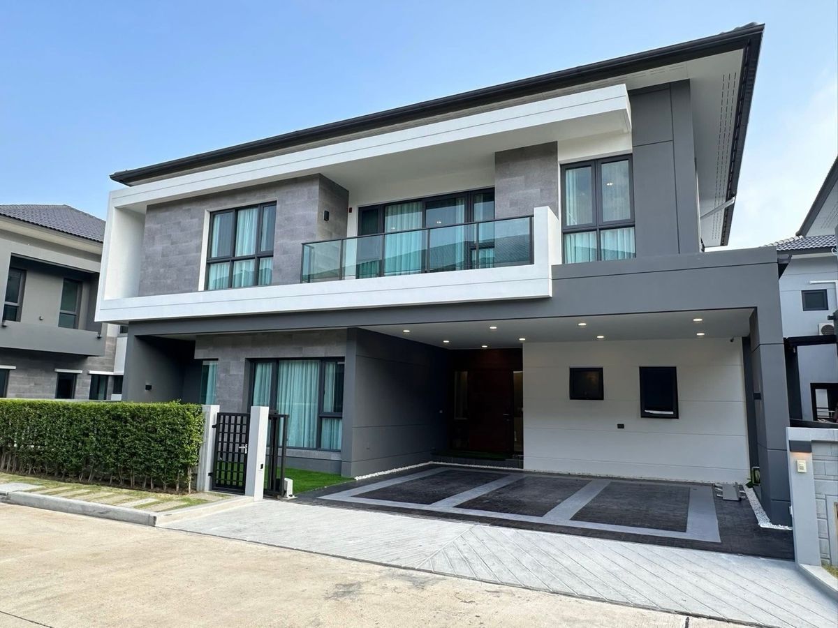 ให้เช่าบ้านบางนา แบริ่ง ลาซาล : บ้านเดี่ยวให้เช่า The City Bangna ติดเมกะบางนา 4 นอน 