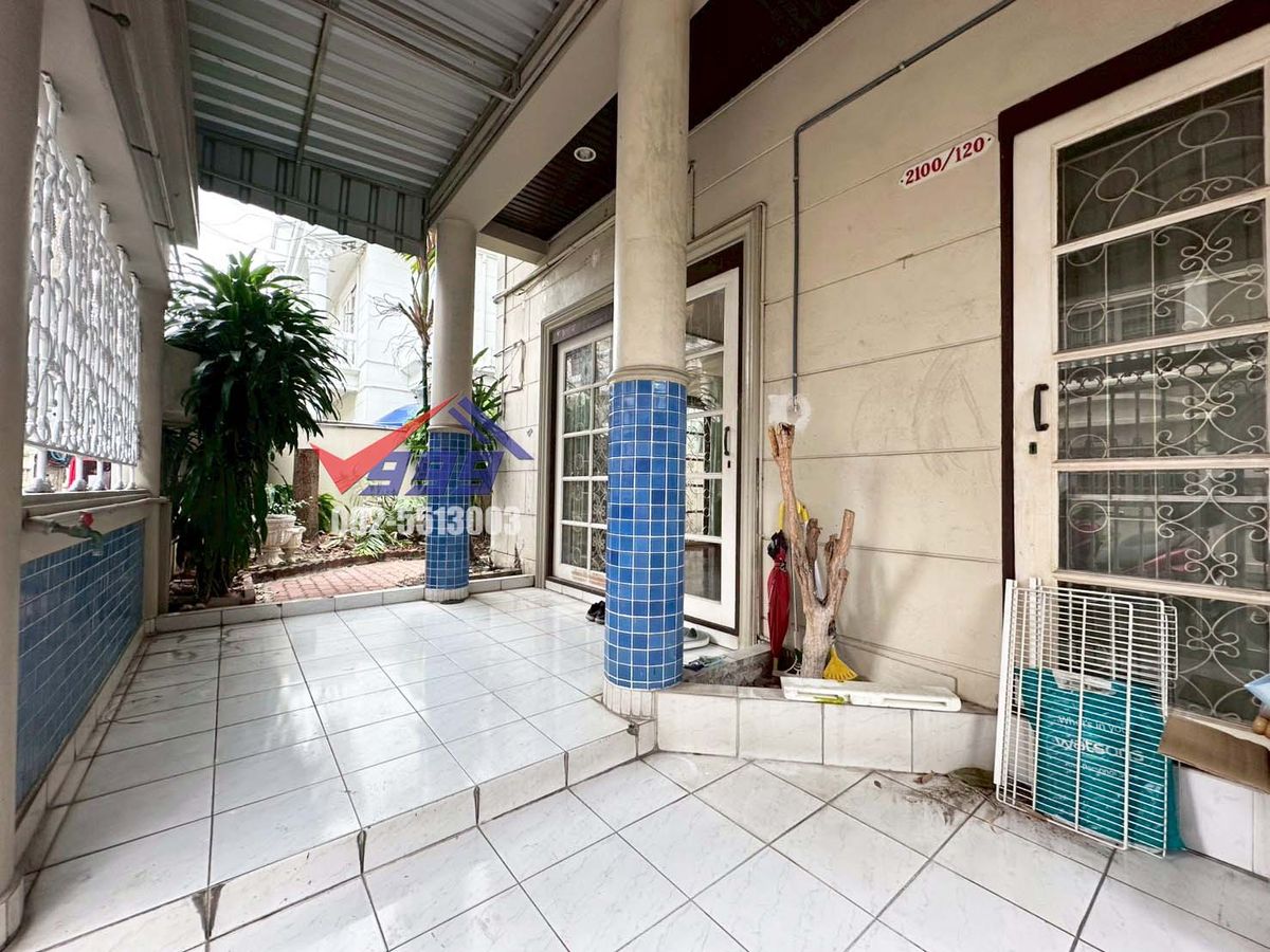 TownhomeRama3 (Riverside),Satupadit : For sale/rent, 3-storey townhouse, 5 bedrooms, Taweewattana Villa Village