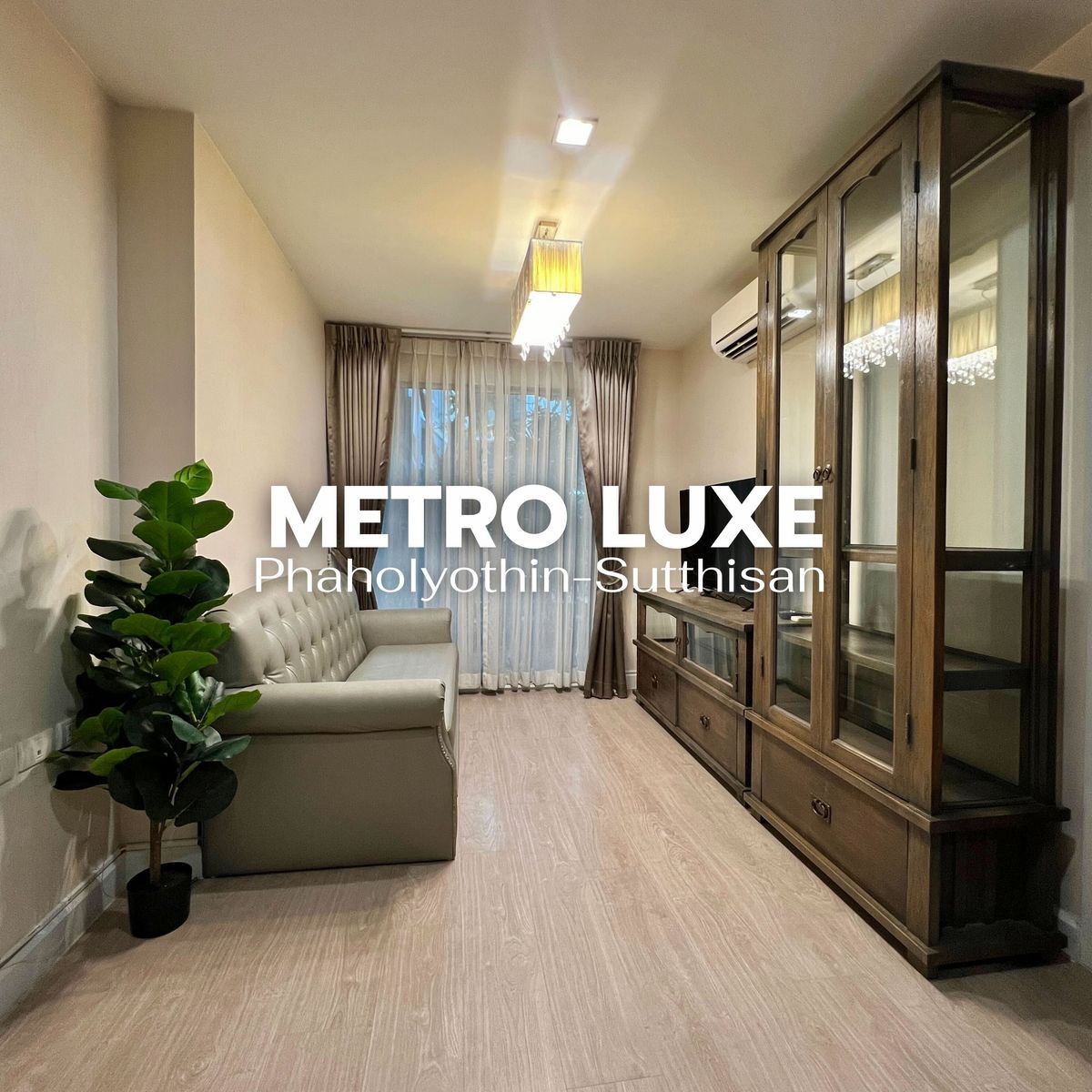 ให้เช่าคอนโดสะพานควาย จตุจักร : ให้เช่าคอนโด Metroluxe พหลโยธิน-สุทธิสาร ใกล้รถไฟฟ้า BTS สะพานควาย และ Mrt สุทธิสาร 🏙️✨ Line @steadfastre