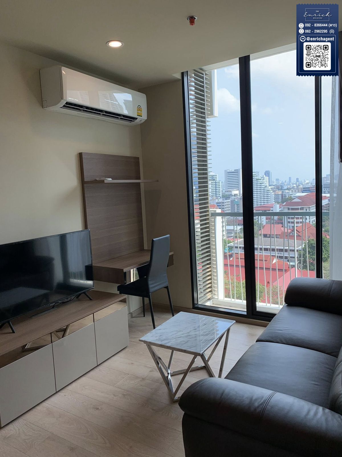 CondoSukhumvit, Asoke, Thonglor : 💙 Rent a NOBLE Recole Sukhumvit 19, beautiful room in the center of BTS Asoke, MRT Sukhumvit 💙 Tel. 062-2962295 Ni // Line ID: @enrichagent