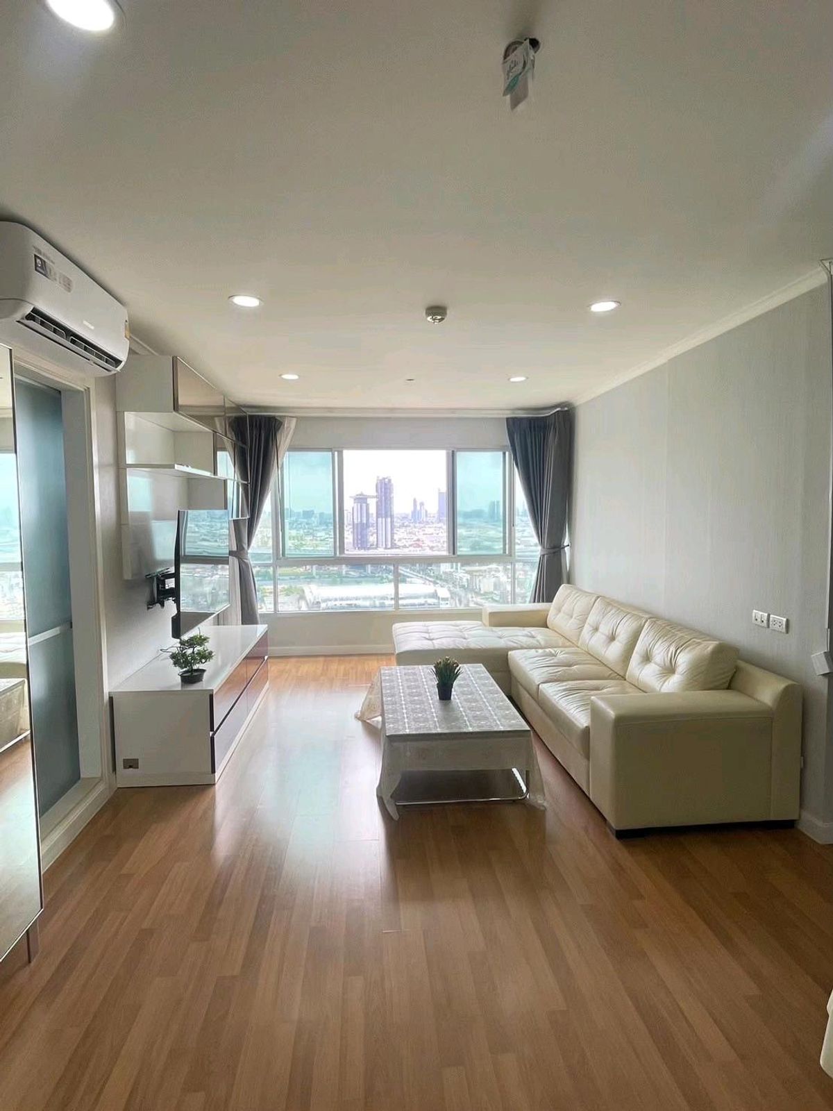 CondoRama3 (Riverside),Satupadit : Condo for rent on the Chao Phraya River, 2 bedrooms, 2 bathrooms, suitable for families. Beautiful room ready Complete furniture