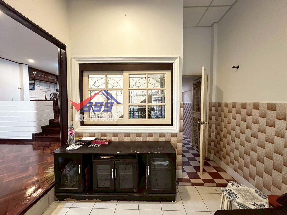 TownhomeRama3 (Riverside),Satupadit : For sale/rent, 3-storey townhouse, 5 bedrooms, Taweewattana Villa Village