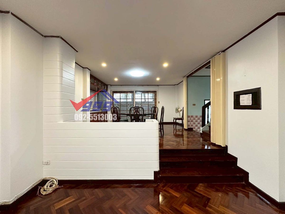 TownhomeRama3 (Riverside),Satupadit : For sale/rent, 3-storey townhouse, 5 bedrooms, Taweewattana Villa Village