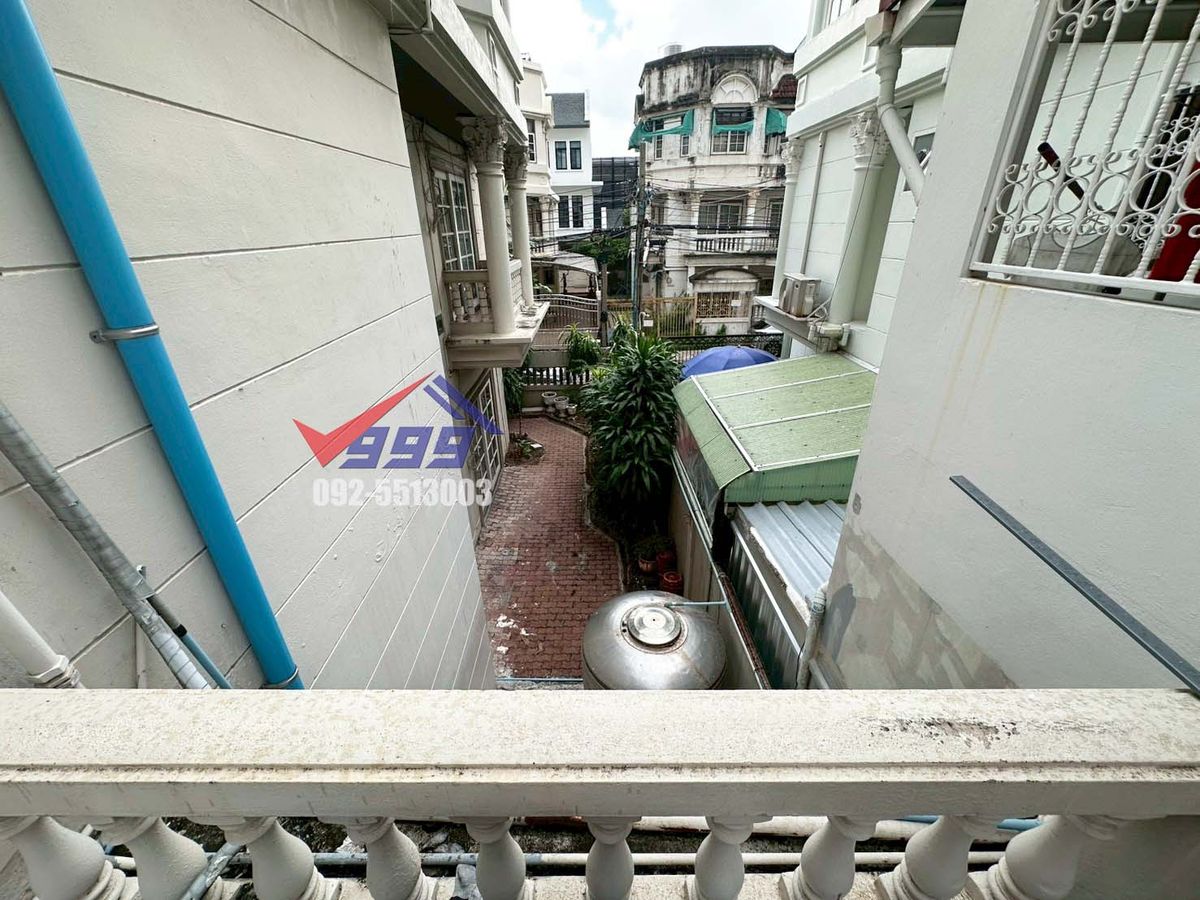 TownhomeRama3 (Riverside),Satupadit : For sale/rent, 3-storey townhouse, 5 bedrooms, Taweewattana Villa Village