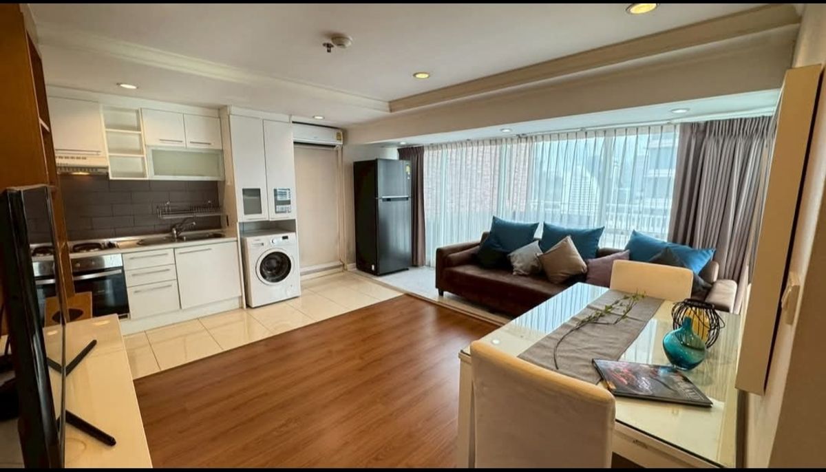 ให้เช่าสุขุมวิท อโศก ทองหล่อ : Gtand Park View Asoke 2 ห้องนอน ระเบียงใหญ่ Penthouse unit