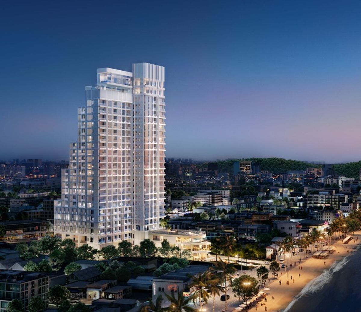 ขายดาวน์คอนโดพัทยา บางแสน ชลบุรี สัตหีบ : PTY ขายดาวน์ห้องสวยวิวทะเล 2 ห้องนอน ชั้นสูง  (โควต้าคนไทย)