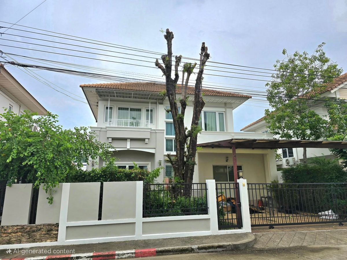 ให้เช่าบ้านลาดกระบัง สุวรรณภูมิ : ให้เช่าบ้านเดี่ยว2ชั้น เพอร์เฟคเพลส สุขุมวิท77 แอร์เฟอร์นิเจอร์ครบ มี4ห้องนอน3ห้องน้ำ ราคาเช่าเดือนละ58,000บาท จดทะเบียนบริษัทได้