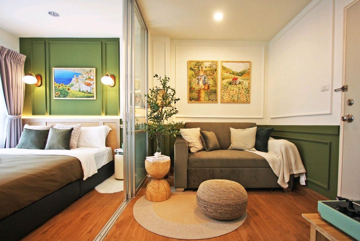 For SaleCondoPattanakan, Srinakarin : (Owner Team Post) 🎬✨ New remote condo In the heart of Onnut with “private cinema“ in the room only 1.39 negative.! (Accepting agent)