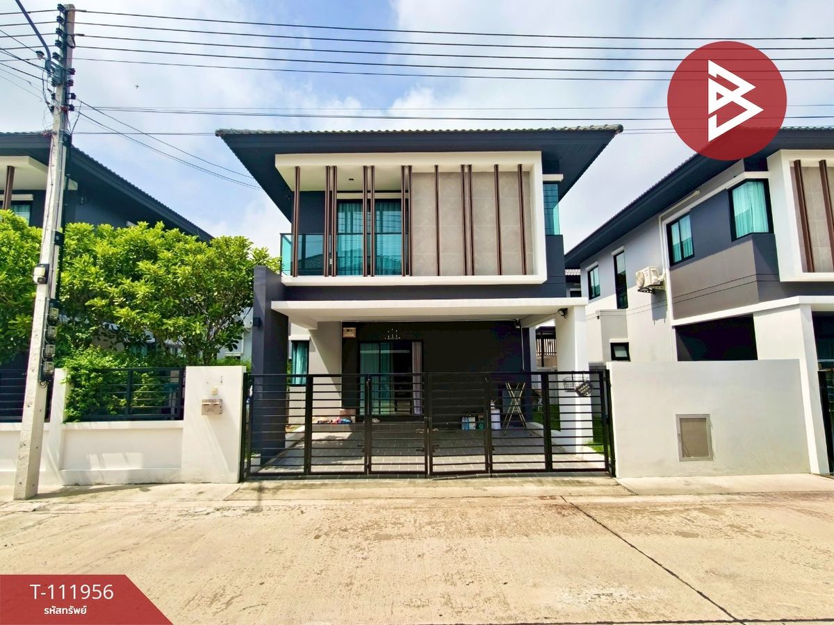 ขายปทุมธานี รังสิต ธรรมศาสตร์ : ขายบ้านแฝด หมู่บ้านเอ็นซีออนกรีน ปาล์มพาร์ค ลำลูกกา (Nc On Green Palm Park) ปทุมธานี