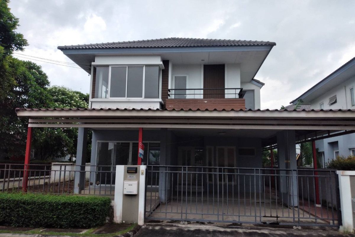 ขายบ้านนนทบุรี บางใหญ่ บางบัวทอง : หมู่บ้านเทรนตี้ธารา บางใหญ่ 