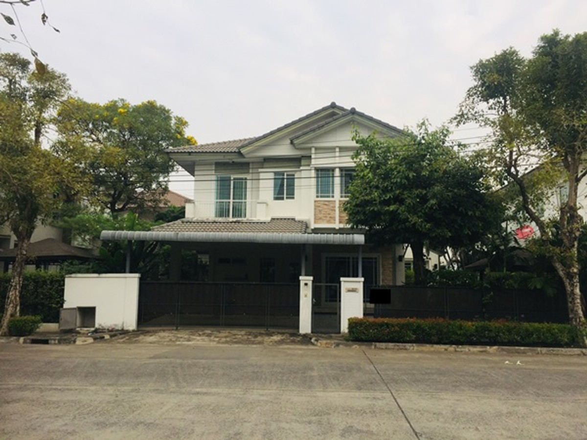 For RentHousePattanakan, Srinakarin : 2-storey detached house for rent, area 97 sq.w., living area 450 sq. M. 6 Bedrooms 5 Bathrooms, Ferr, Krungthep Kreetha-Srinakarin Road, Rental Price 100,000 baht/D