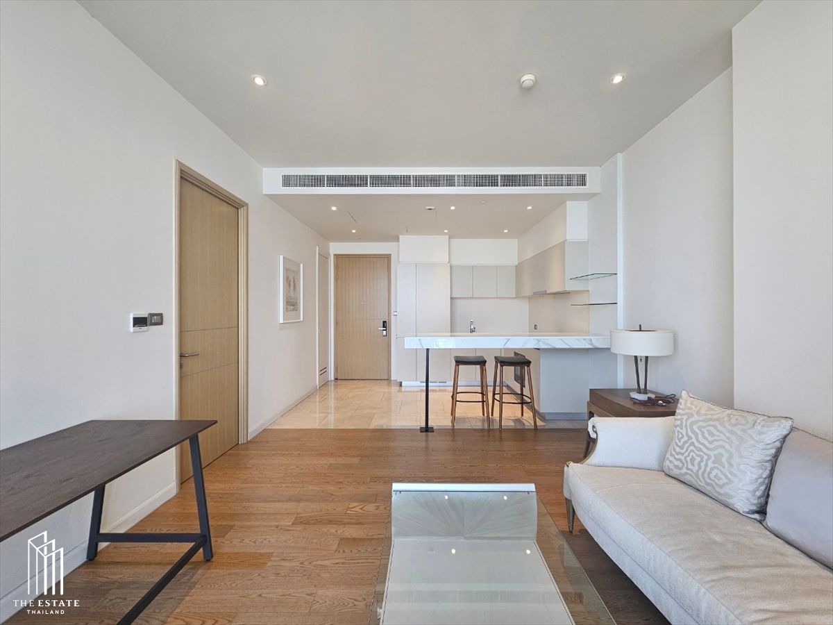 ให้เช่าคอนโดวงเวียนใหญ่ เจริญนคร : For rent Magnolias Waterfront Residences ชั้นสูง วิวสถานทูตโปรตุเกส  66.05 sq.m. 1 bedroom @65,000 Baht